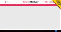 Desktop Screenshot of oscardimontigny.it